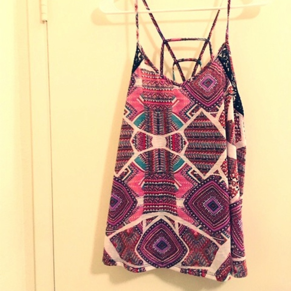 Xhliration Aztec Tank top Sz XL